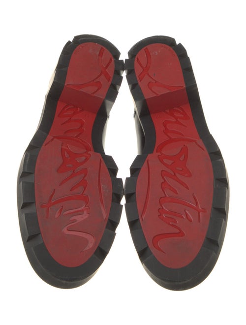 Christian Louboutin Signature Logo Leather Loafers