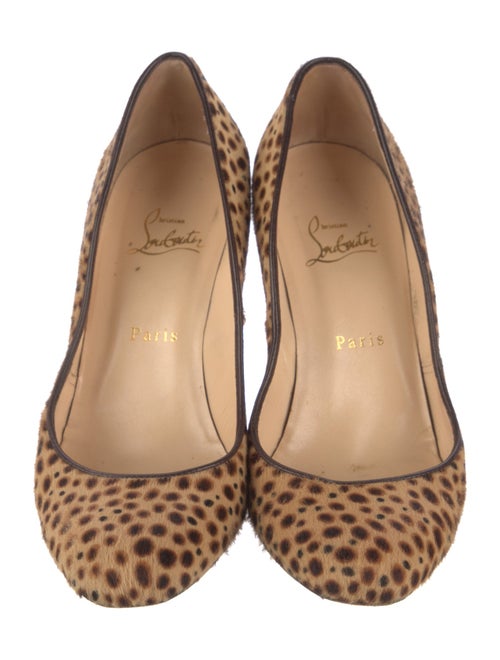 Christian Louboutin Ponyhair Animal Print Pumps