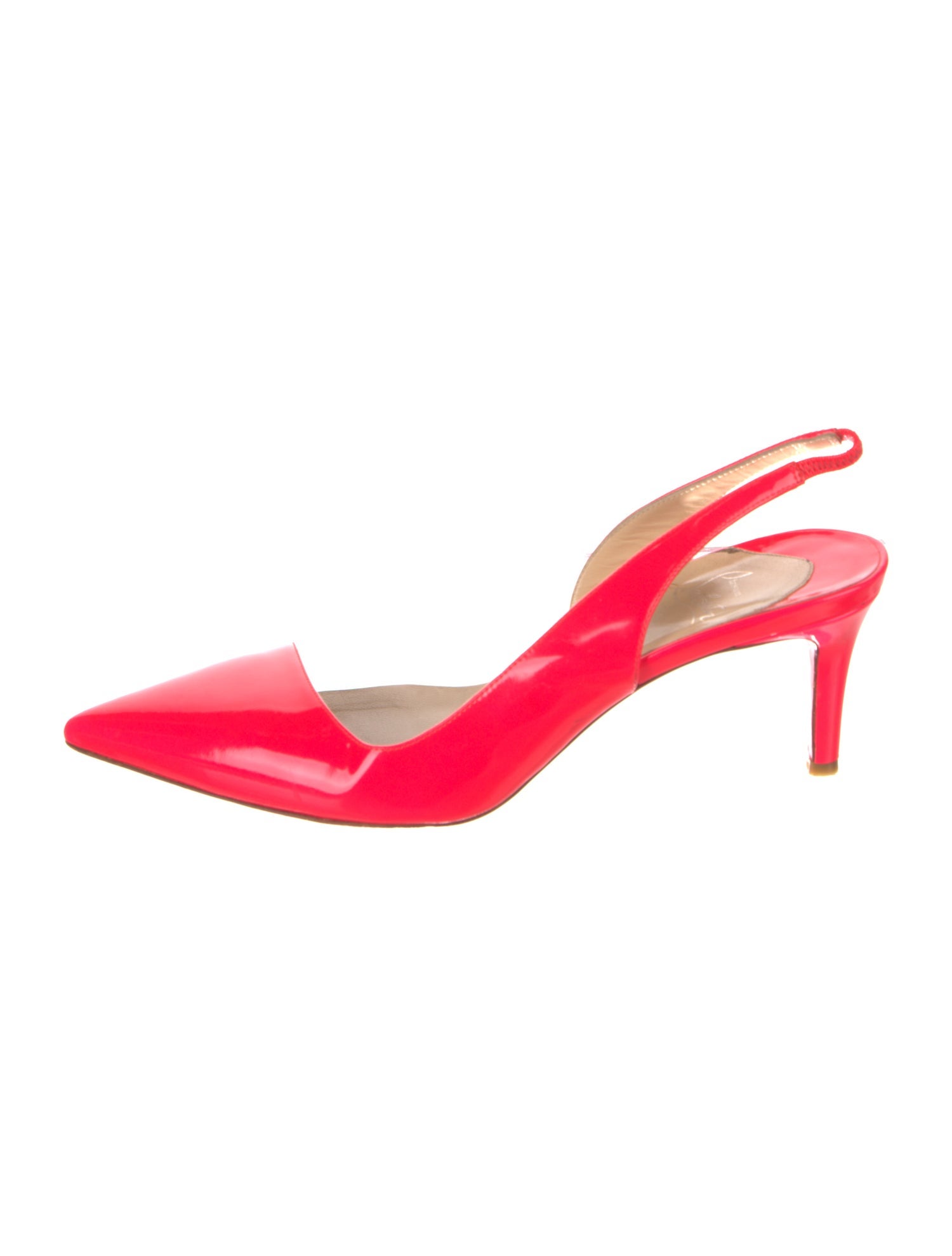 Christian Louboutin Patent Leather Slingback Pumps