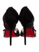 Christian Louboutin Suede Bow Accents Sandals