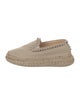 Christian Louboutin Spike Accents Canvas Espadrilles