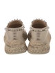 Christian Louboutin Spike Accents Canvas Espadrilles