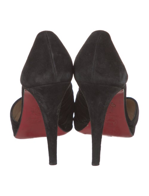 Christian Louboutin Suede D'Orsay Pumps