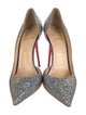 Christian Louboutin Glitter D'Orsay Pumps
