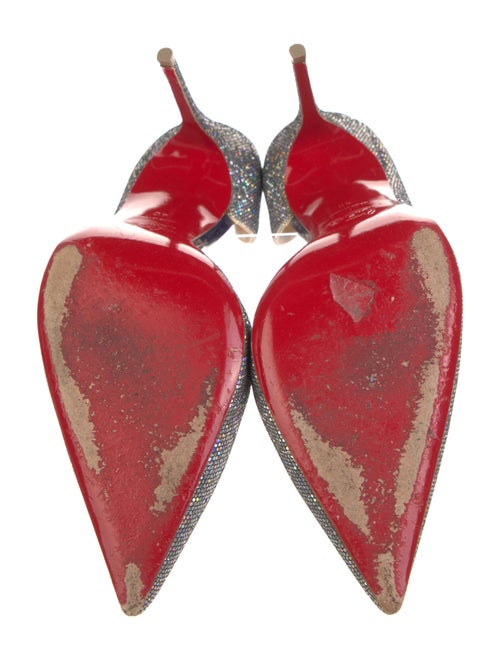 Christian Louboutin Glitter D'Orsay Pumps