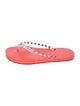 Christian Louboutin Spike Accents Rubber Slides