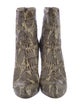 Christian Louboutin Python Animal Print Boots