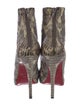 Christian Louboutin Python Animal Print Boots