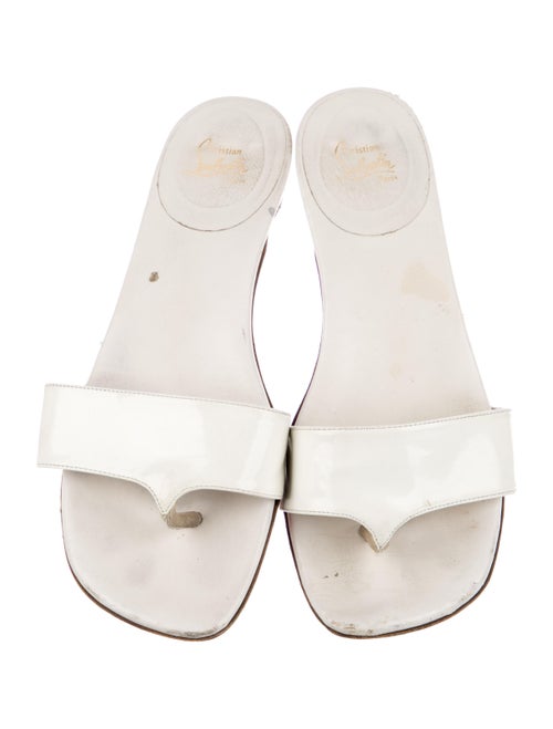 Christian Louboutin Leather Slides