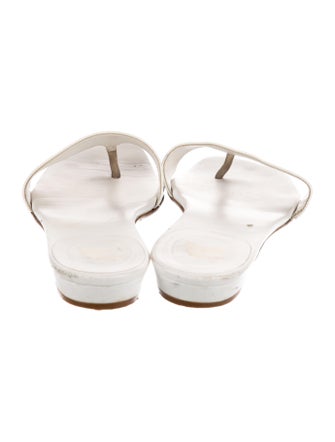 Christian Louboutin Leather Slides