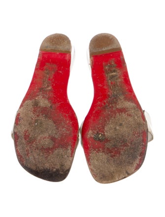 Christian Louboutin Leather Slides