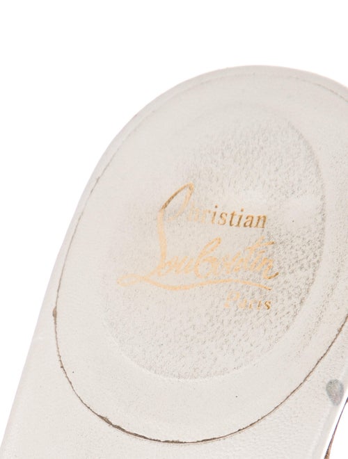 Christian Louboutin Leather Slides
