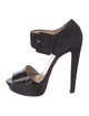 Christian Louboutin Suede Sandals
