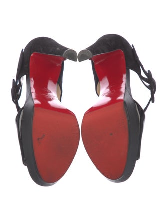 Christian Louboutin Suede Sandals