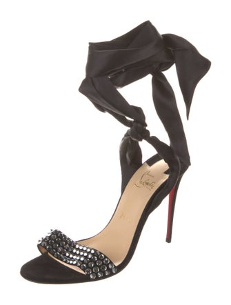 Christian Louboutin Satin Sandals