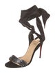 Christian Louboutin Satin Sandals