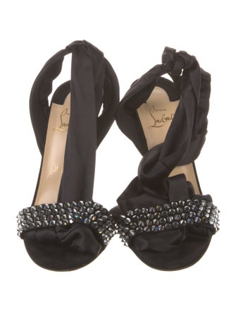 Christian Louboutin Satin Sandals