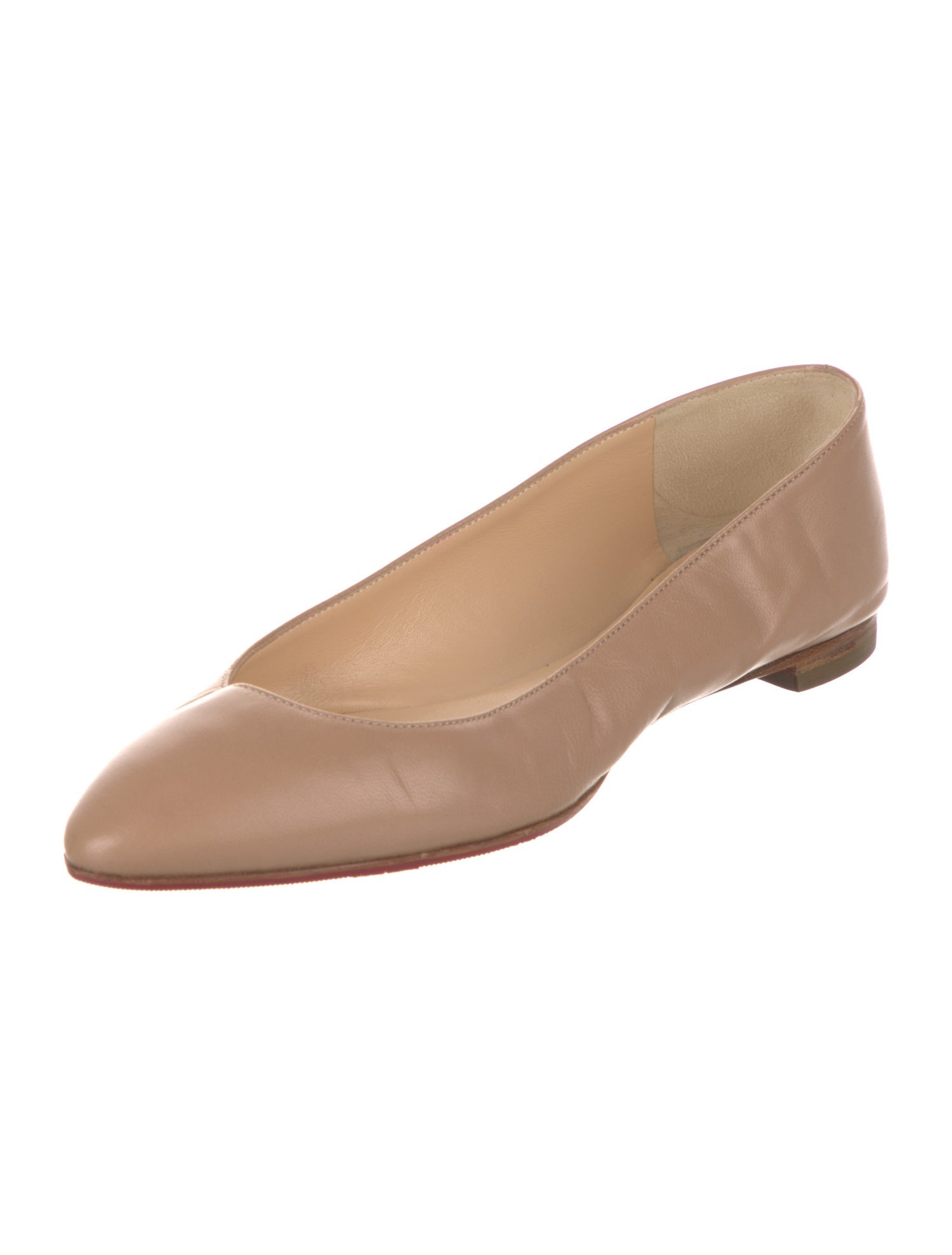 Christian Louboutin Leather Ballet Flats