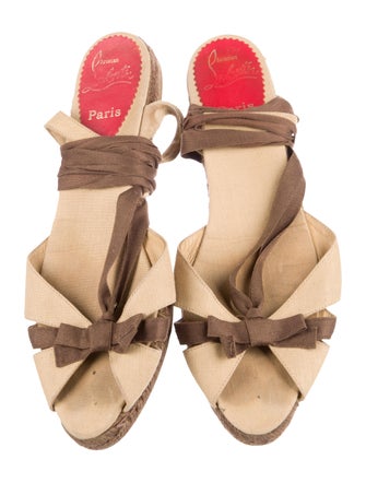 Christian Louboutin Canvas Espadrilles
