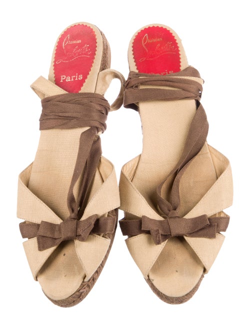 Christian Louboutin Canvas Espadrilles