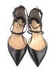 Christian Louboutin Leather D'Orsay Flats