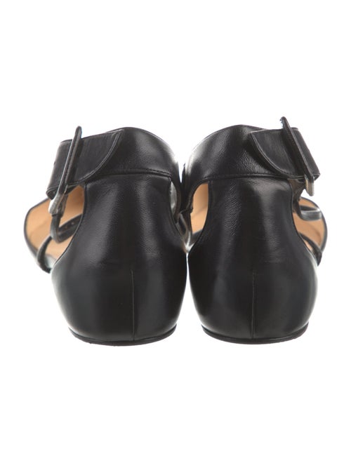 Christian Louboutin Leather D'Orsay Flats