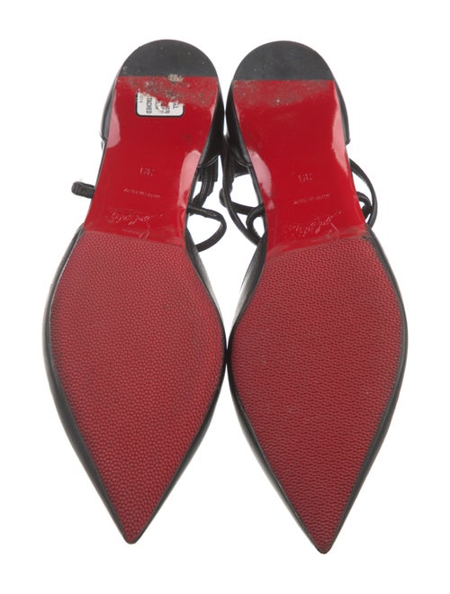 Christian Louboutin Leather D'Orsay Flats