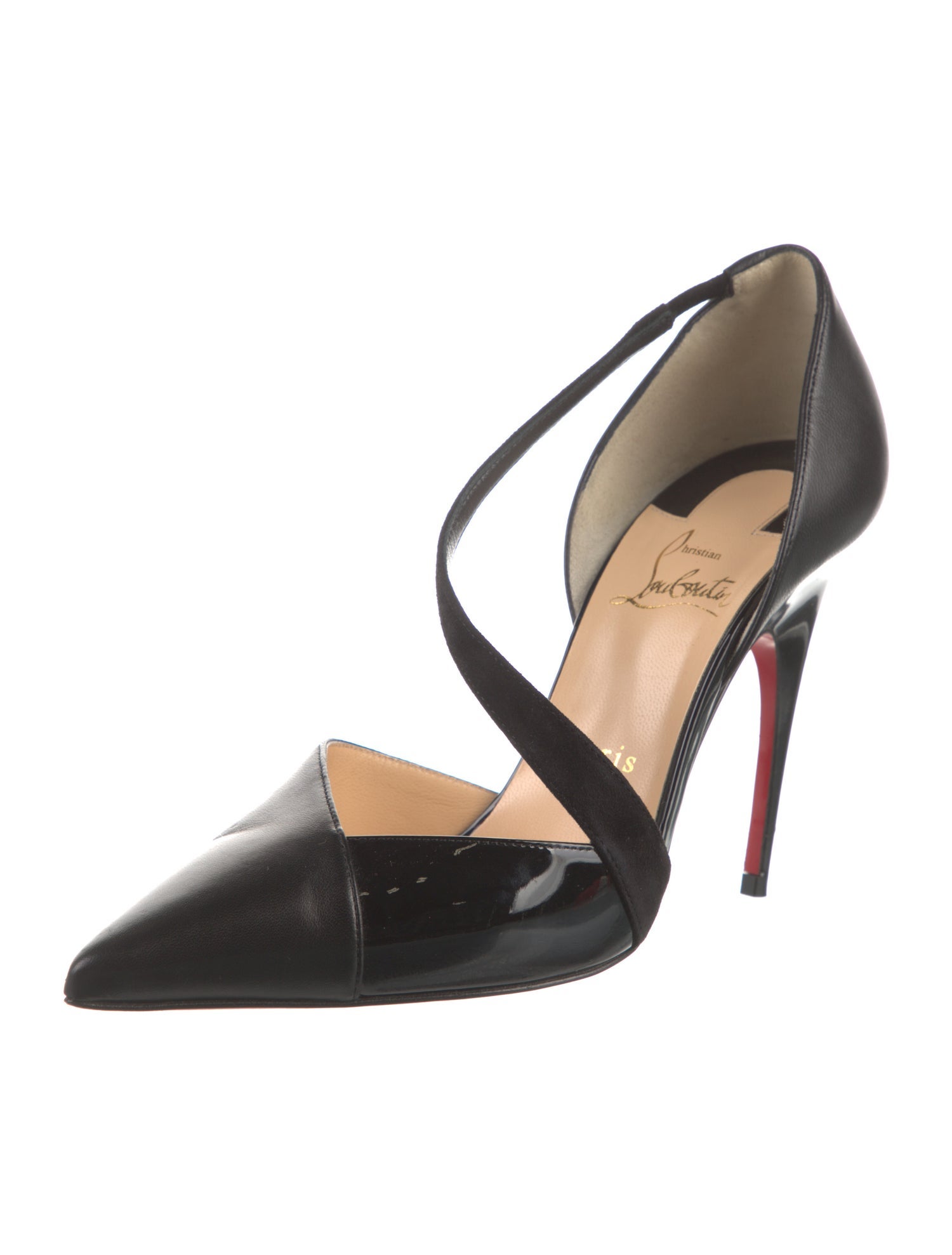 Christian Louboutin Leather D'Orsay Pumps