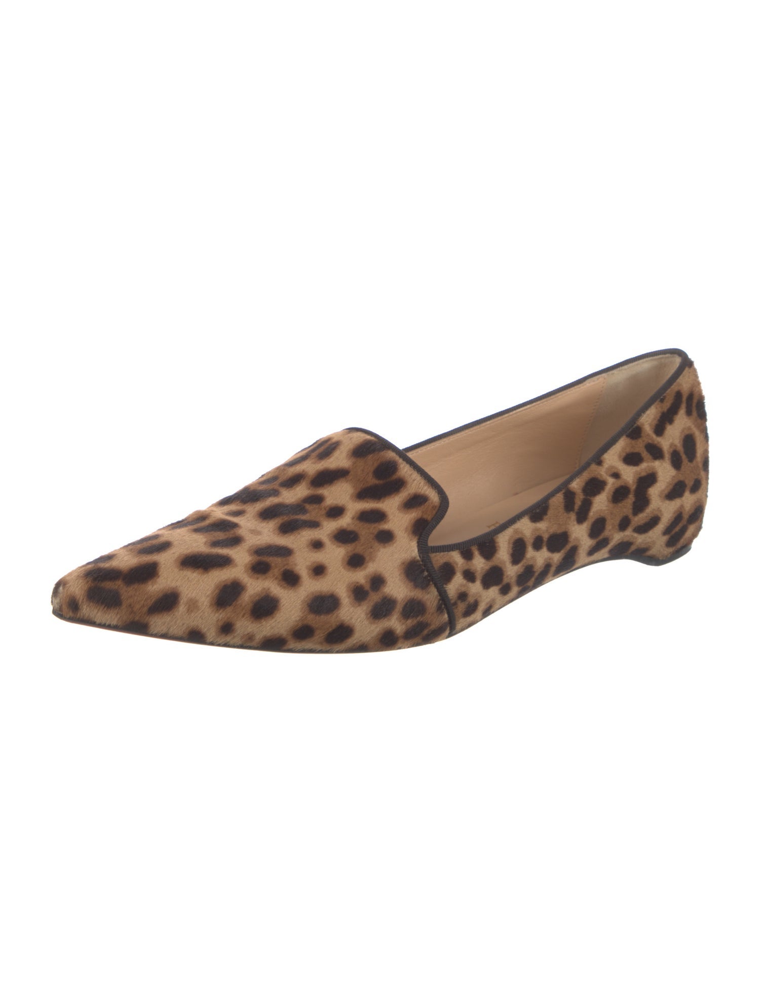 Christian Louboutin Ponyhair Animal Print Loafers