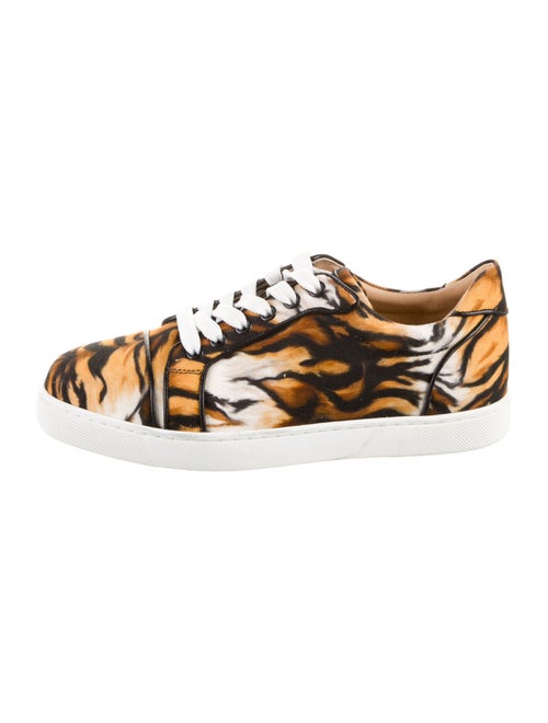 Christian Louboutin Canvas Printed Sneakers