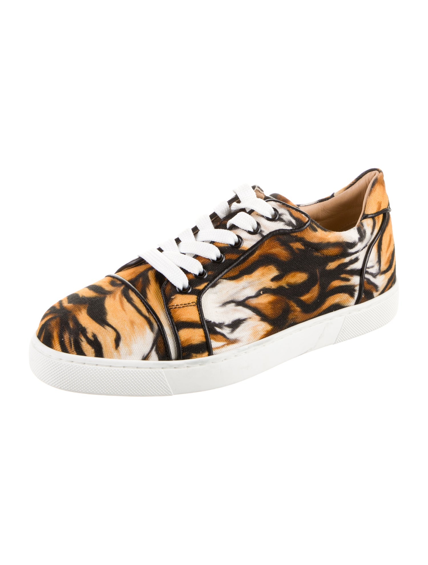 Christian Louboutin Canvas Printed Sneakers