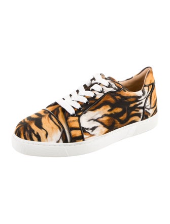 Christian Louboutin Canvas Printed Sneakers