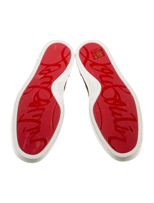 Christian Louboutin Canvas Printed Sneakers
