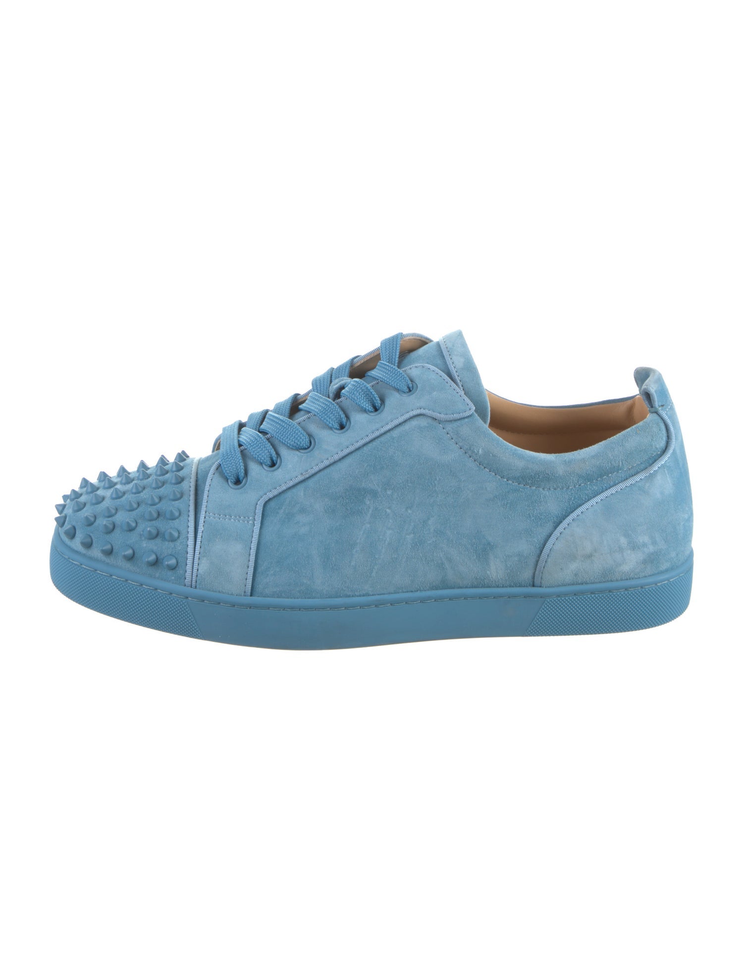 Christian Louboutin Suede Studded Accents Sneakers