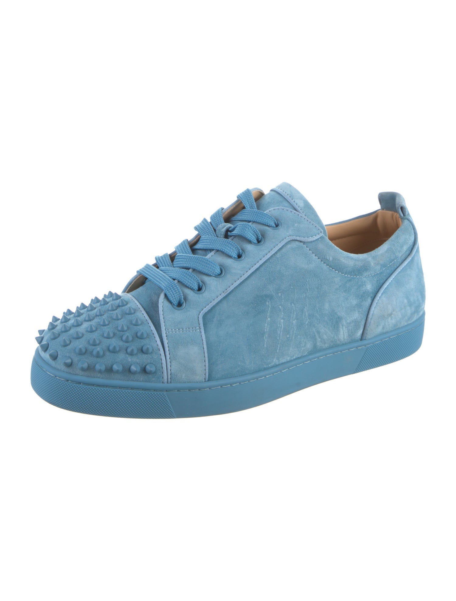 Christian Louboutin Suede Studded Accents Sneakers