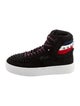 Christian Louboutin Suede Studded Accents Sneakers