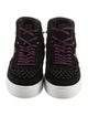 Christian Louboutin Suede Studded Accents Sneakers