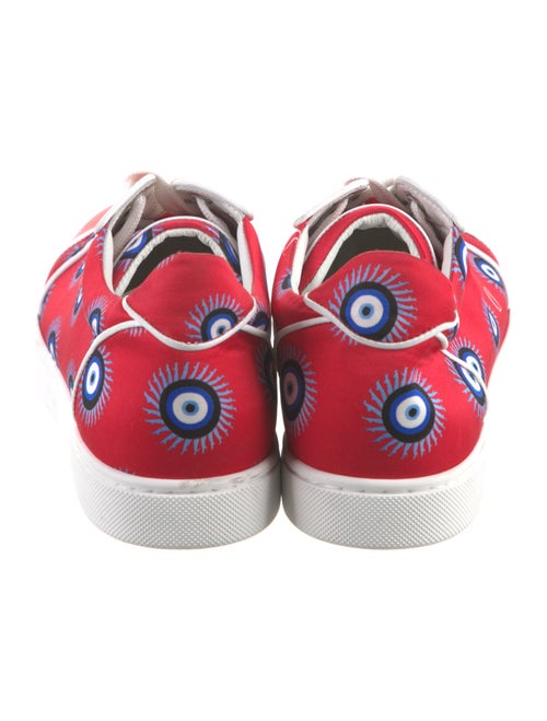 Christian Louboutin Satin Printed Sneakers