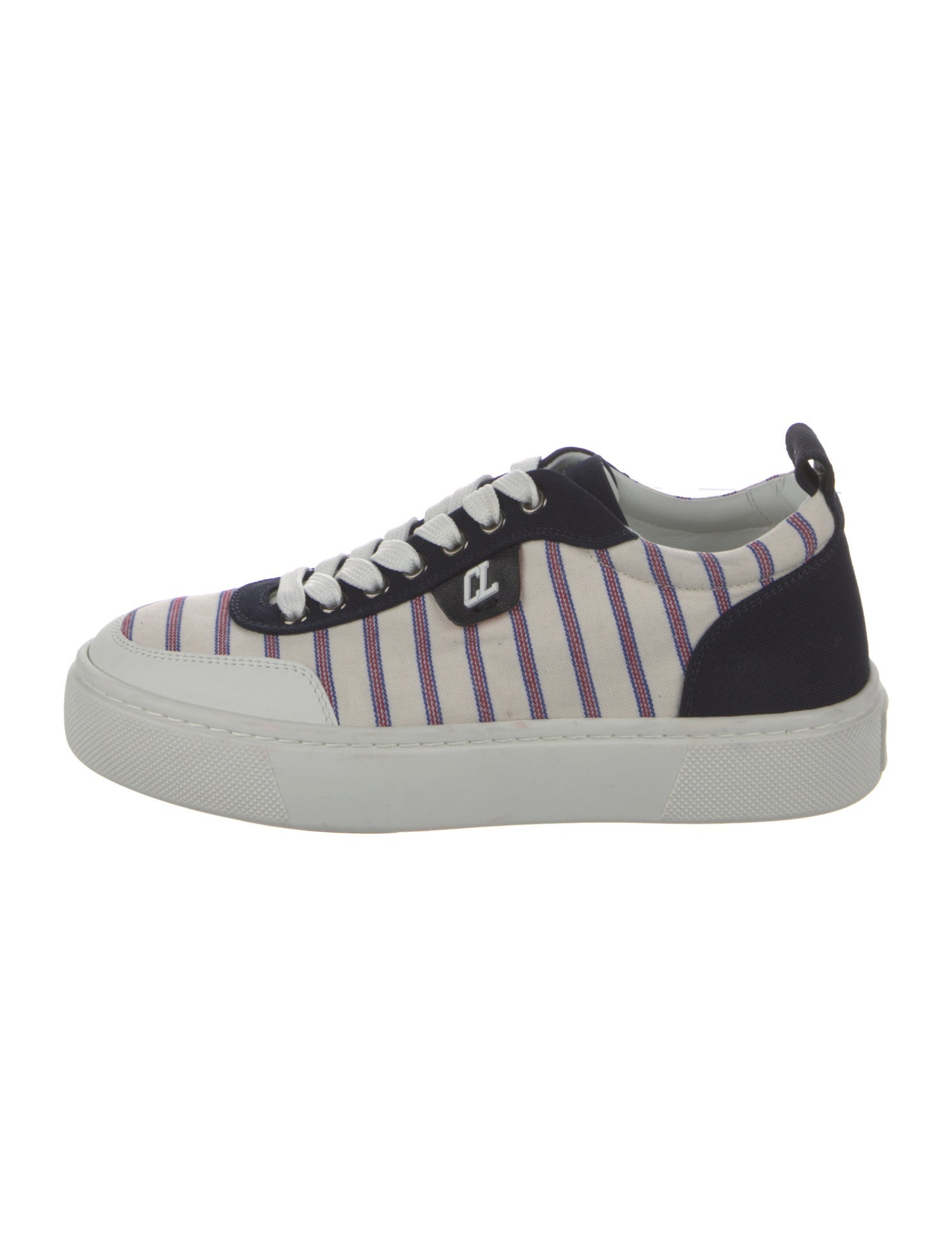 Christian Louboutin Canvas Printed Sneakers
