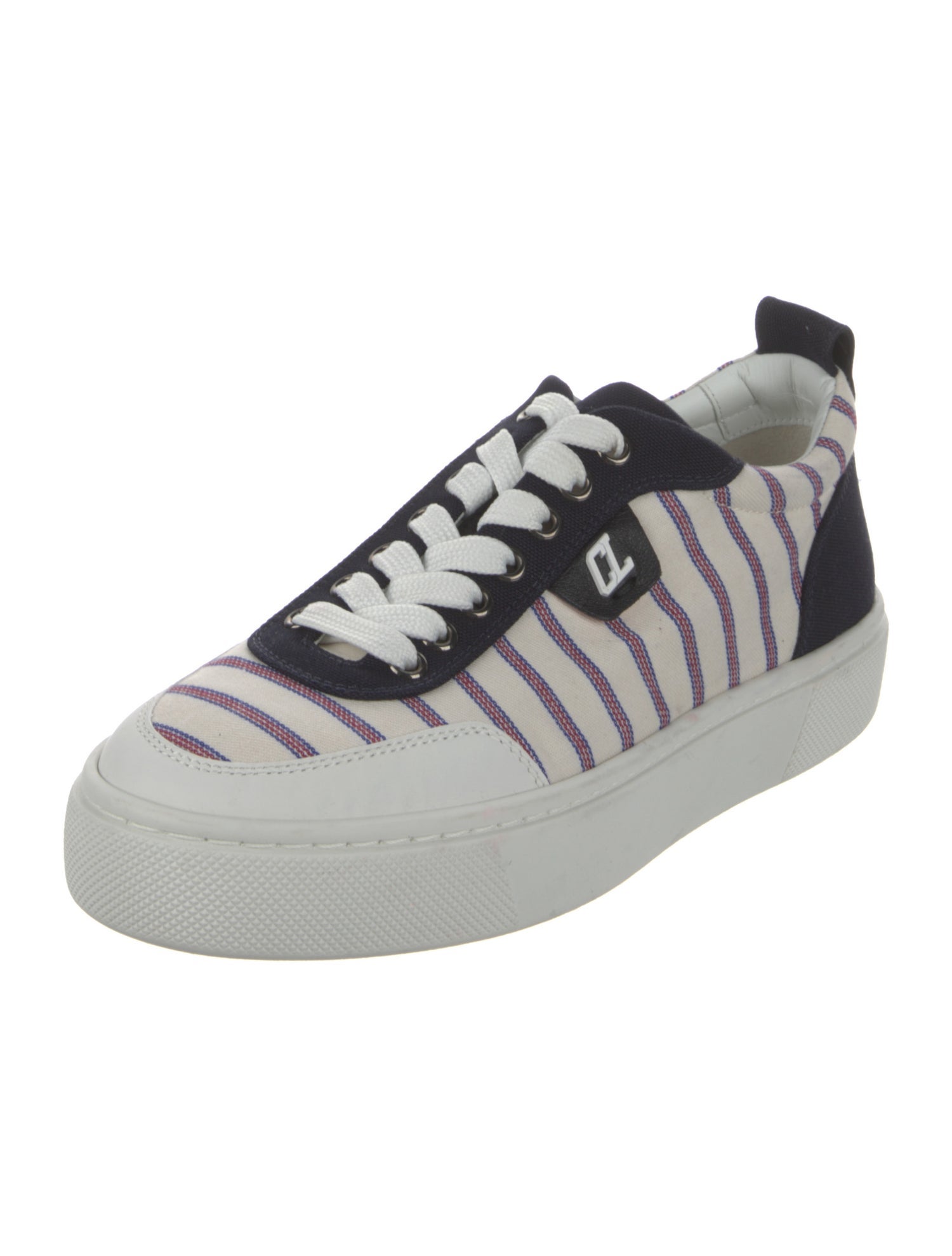 Christian Louboutin Canvas Printed Sneakers