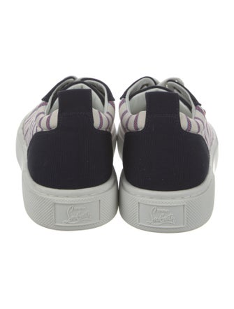 Christian Louboutin Canvas Printed Sneakers