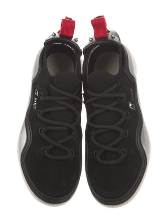 Christian Louboutin Suede Printed Sneakers