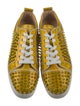Christian Louboutin Patent Leather Studded Accents Sneakers
