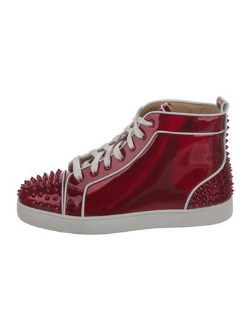 Christian Louboutin Sneakers Patent Leather Studded Accents 10