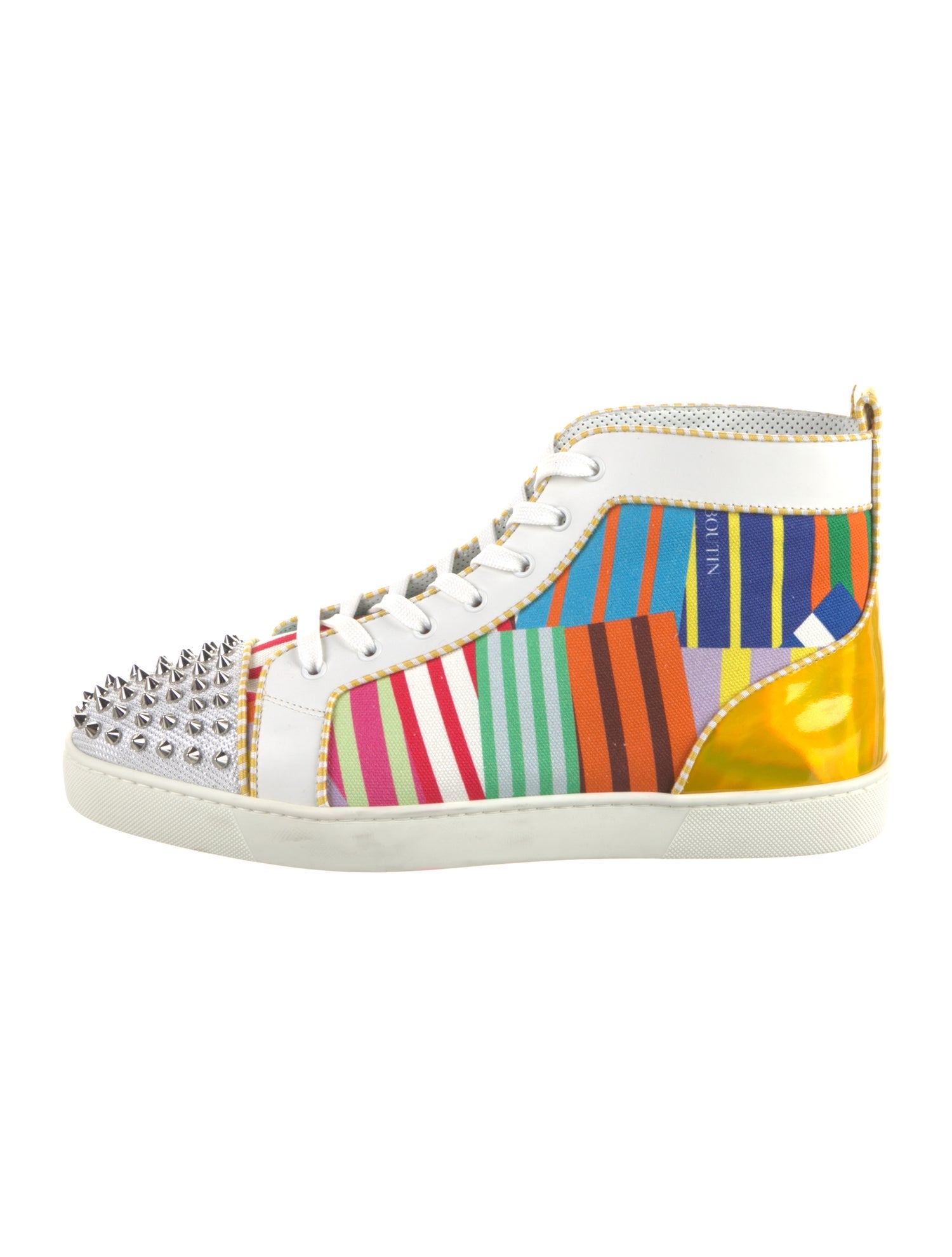Christian Louboutin Canvas Printed Sneakers