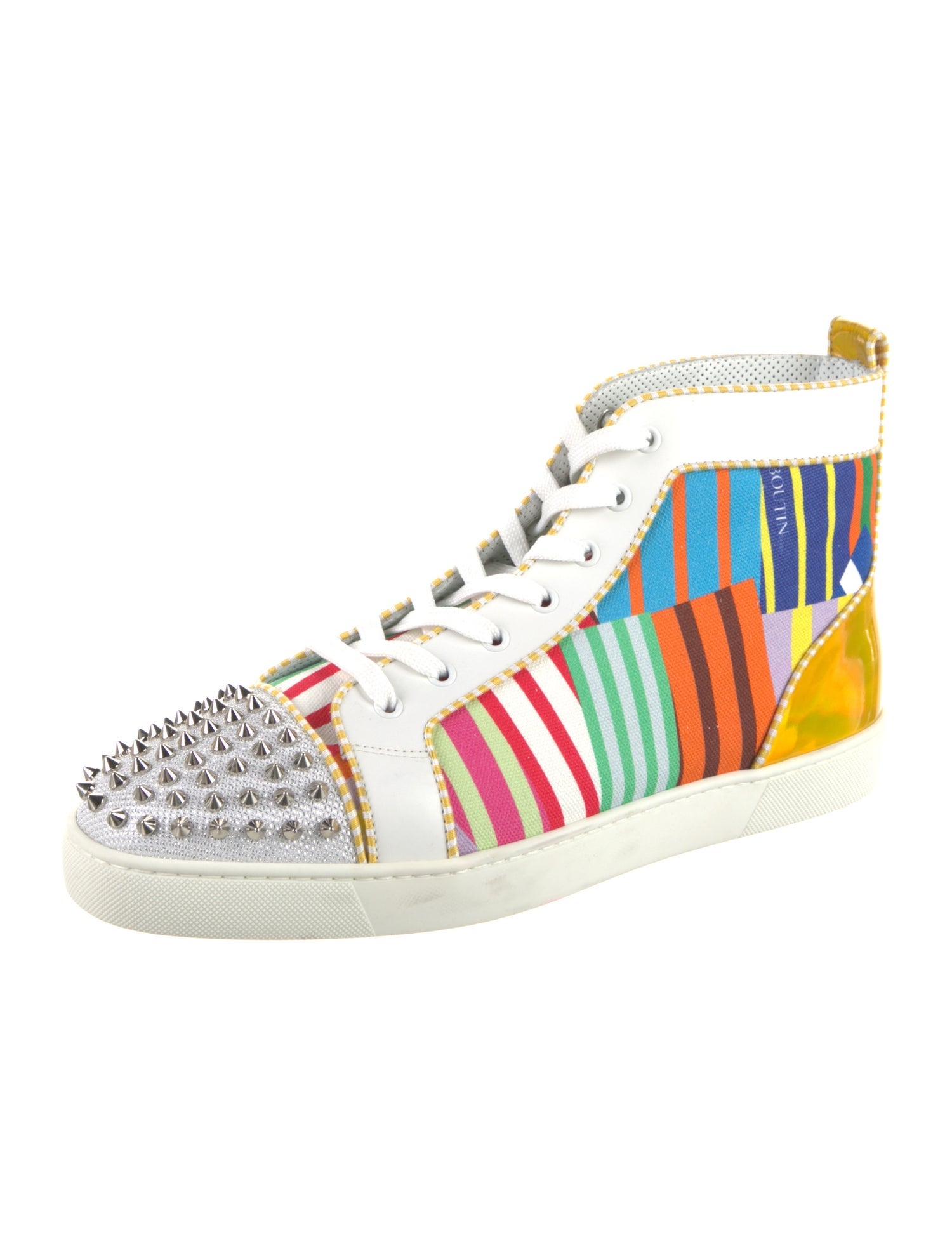 Christian Louboutin Canvas Printed Sneakers