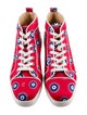 Christian Louboutin Satin Printed Sneakers