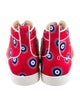 Christian Louboutin Satin Printed Sneakers