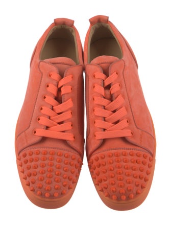 Christian Louboutin Suede Studded Accents Sneakers