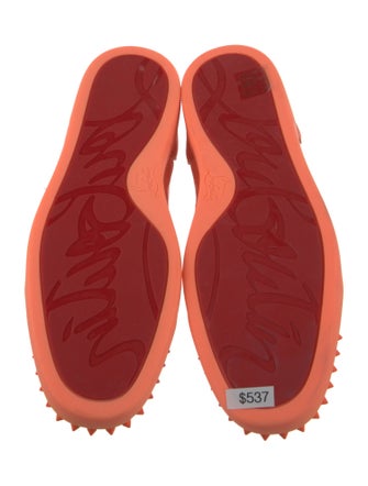 Christian Louboutin Suede Studded Accents Sneakers